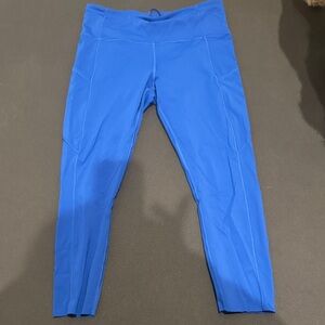 Lululemon “symphony blue” Leggings 22” inseam